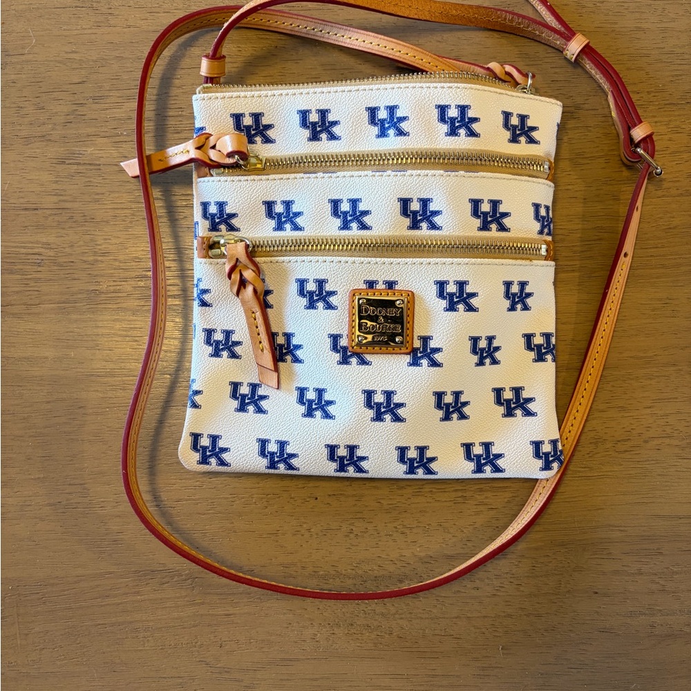Dooney & Bourke UK white and Blue Crossbody Bag